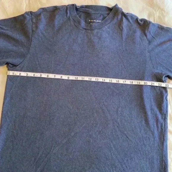 Everlane Blue Men’s Short Sleeve T Shirt in Size Large. - Picture 5 of 7